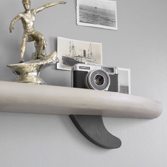 Surfboard Floating Shelves Pottery Barn Teen