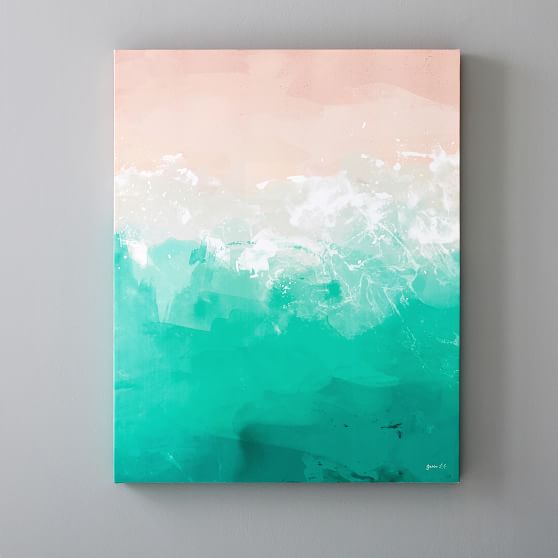 Beach Canvas Art By Lili Green 24 X30 Wall Prints Pottery