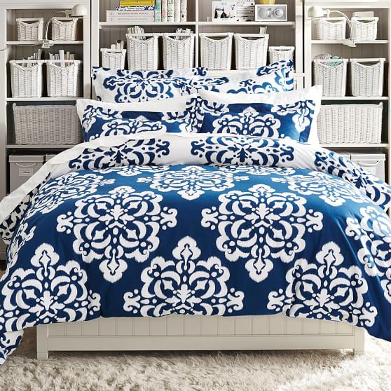 Ikat Medallion Girls Duvet Cover Pottery Barn Teen