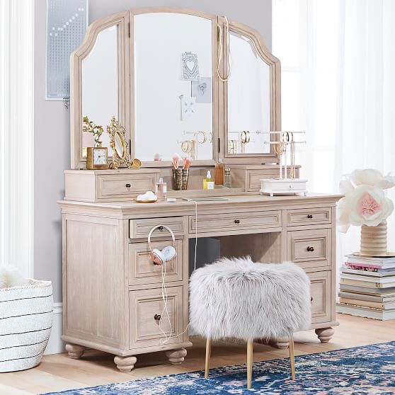 Chelsea Vanity Loft Bed Pottery Barn Teen