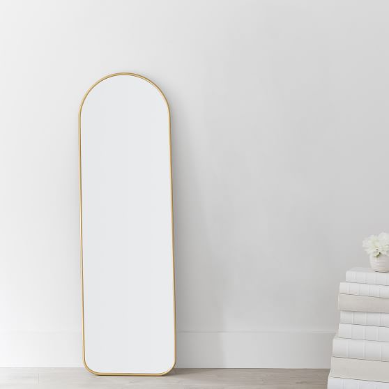 floor length mirror white