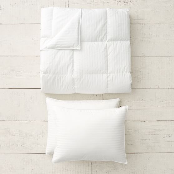 Premium Down Bedding Basics Bundle Bedding Sets Pottery Barn Teen