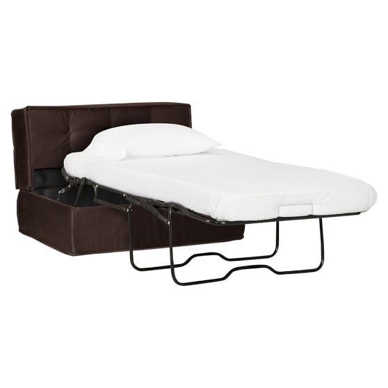 Cushy Sleeper Sofa (47.25") Teen Sofa Pottery Barn Teen
