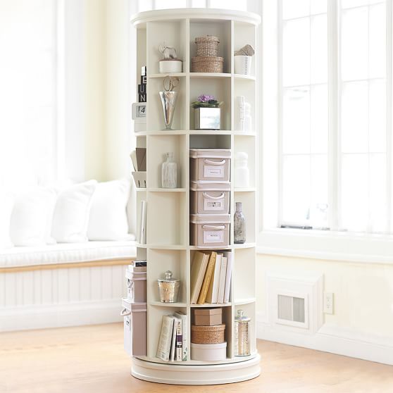 Revolving Bookcase Pottery Barn Teen