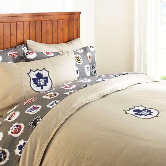 Toronto Maple Leafs Patch Duvet Cover Full Queen Navy Pottery