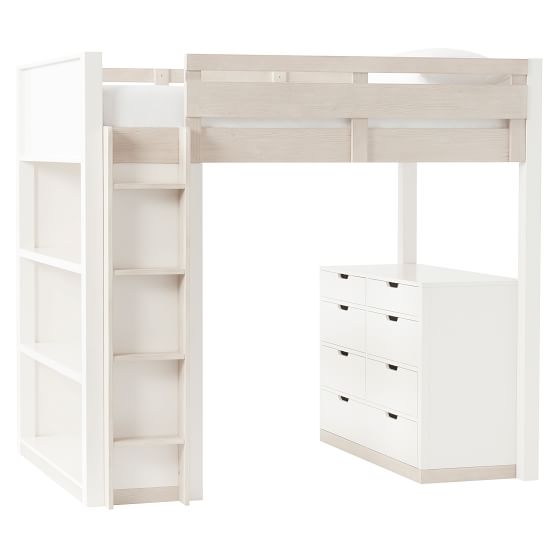 Rhys Loft Bed With Dresser Set Pottery Barn Teen