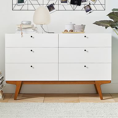 West Elm X Pbt Modern 6 Drawer Dresser Pottery Barn Teen