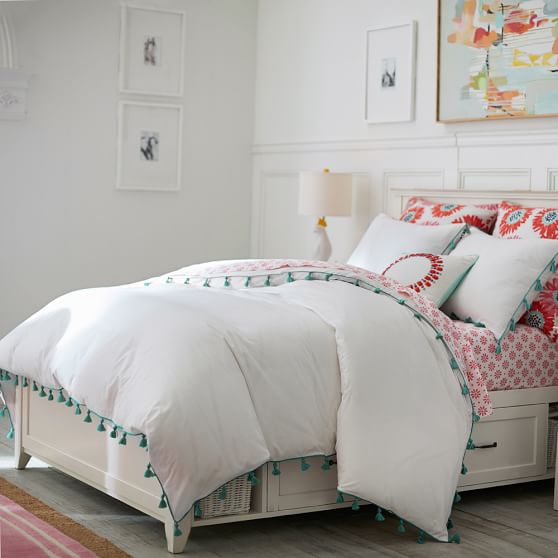 Tassel Girls Duvet Cover Pottery Barn Teen