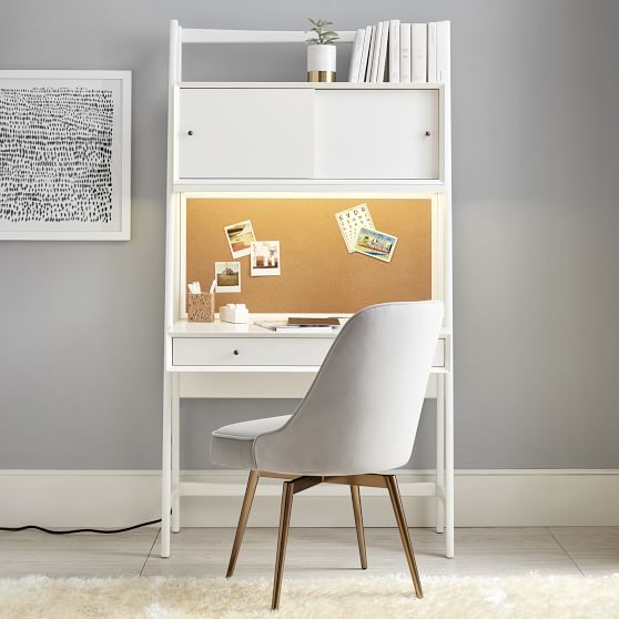 West Elm X Pbt Mid Century Smart Wall Desk Pottery Barn Teen