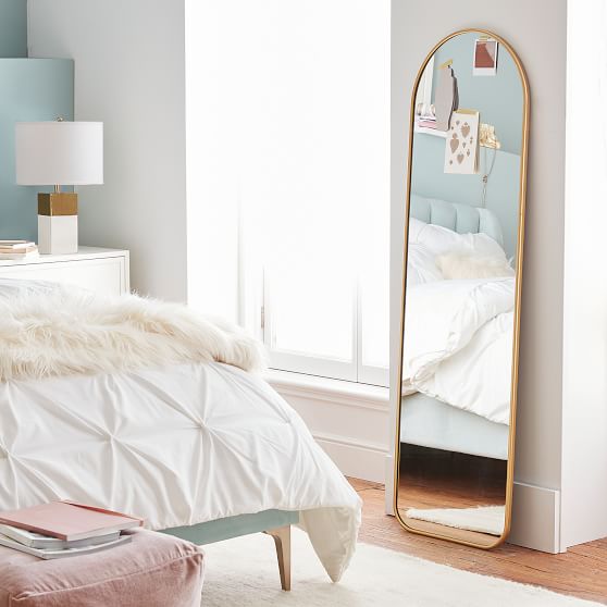 Metal Framed Full Length Decorative Mirror Pottery Barn Metal Framed Full Length Decorative