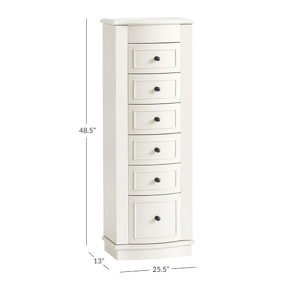 Chelsea Jewelry Armoire Jewelry Storage Pottery Barn Teen