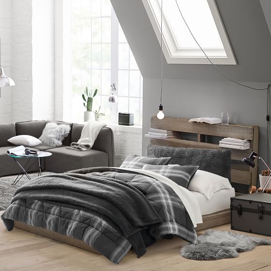 Xander Plaid Twin XL Comforter Pottery Barn Teen