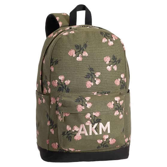 floral bookbag