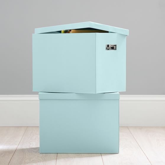 pottery barn storage bins