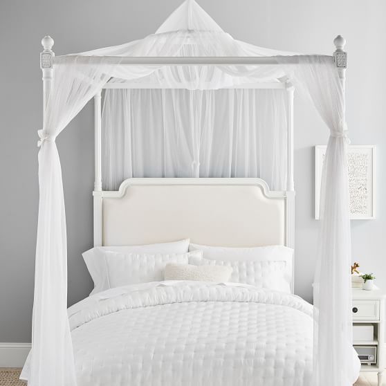 canopy bed curtains king