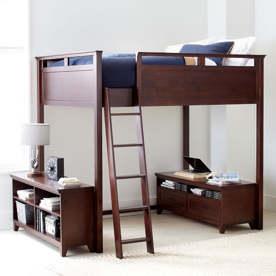 high sleeper with desk for teenager