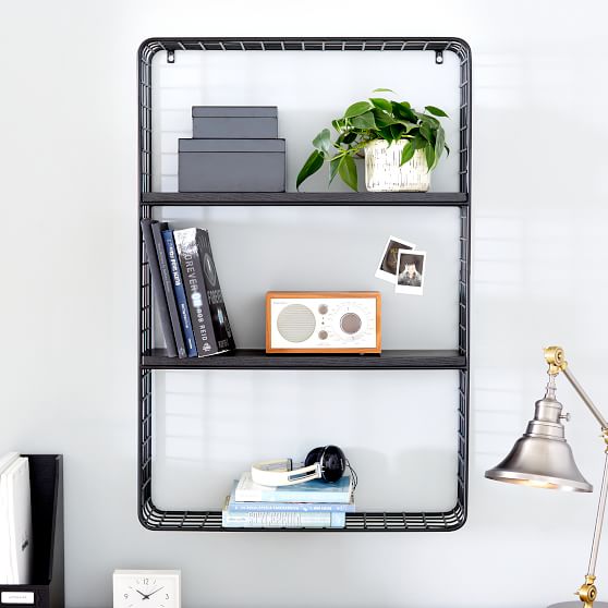 Metal Grid Wall Bookcase Pottery Barn Teen - Metal Grid Wall Metal Grid Wall Bookcase Pottery Barn Teen - Metal Grid Wall