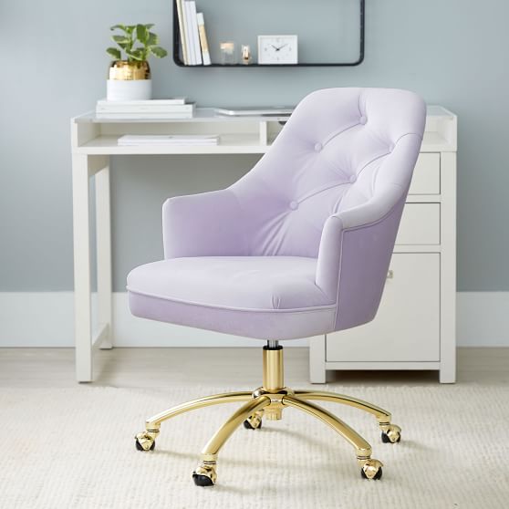 girls purple desk