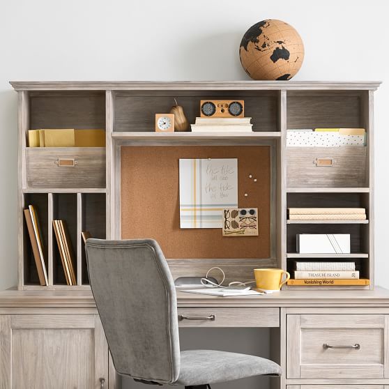 Hampton Storage Desk Hutch Pottery Barn Teen Hampton Storage Desk Hutch Pottery, Desks With Hutches