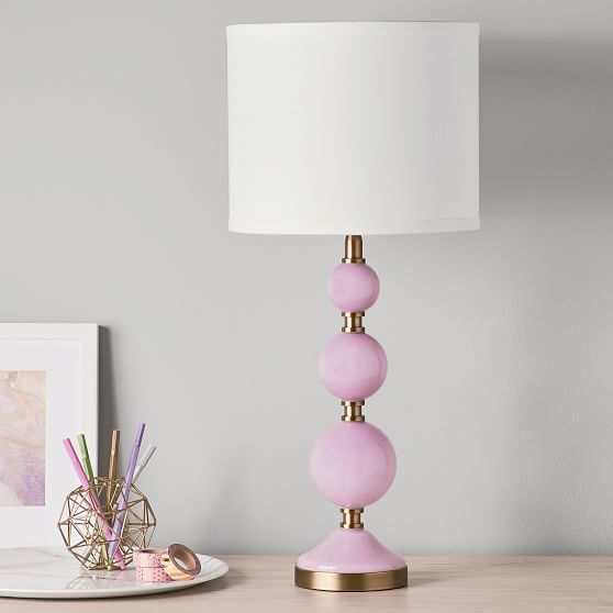 lilac desk lamp