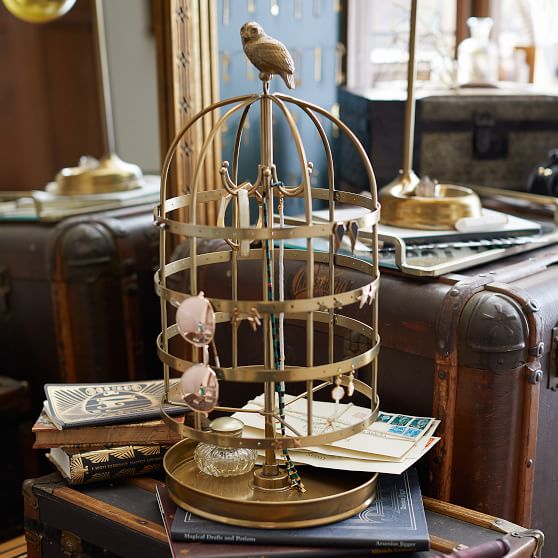 Harry Potter Hedwig Jewelry Cage Jewelry Storage Pottery Barn Teen