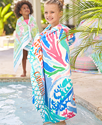Lilly Pulitzer Mermaid Cove Kids Wrap