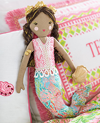 Lilly Pulitzer Mermaid Designer Doll
