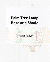 Palm Tree Lamp Base and Shade