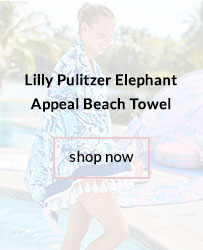 Lilly Pulitzer Elephant Appeal Beach Towel