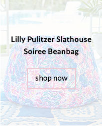 Lilly Pulitzer Slathouse Soiree Beanbag
