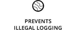 Prevents Illegal Logging